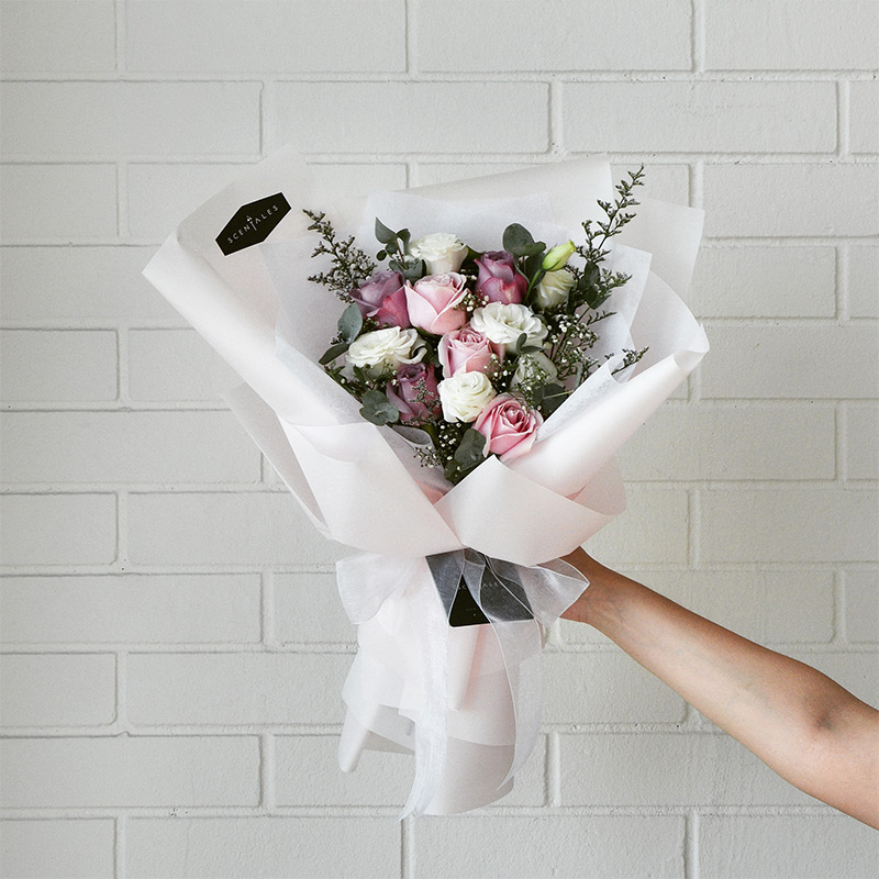 fresh flower hand bouquet